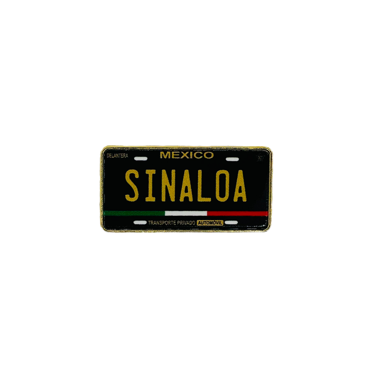 Sinaloa License Plate Hat Pin